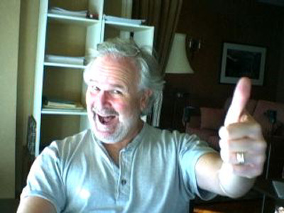 Jim by the webcam