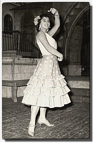 Ljubica Vrsajkov as Carmen, June 1960